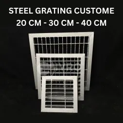 Pabrik Steel Grating Custome 30x30cm